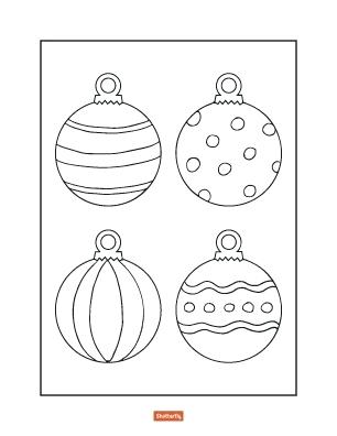 306x396 Christmas Decorations Coloring Ornaments Coloring Pages Ornaments