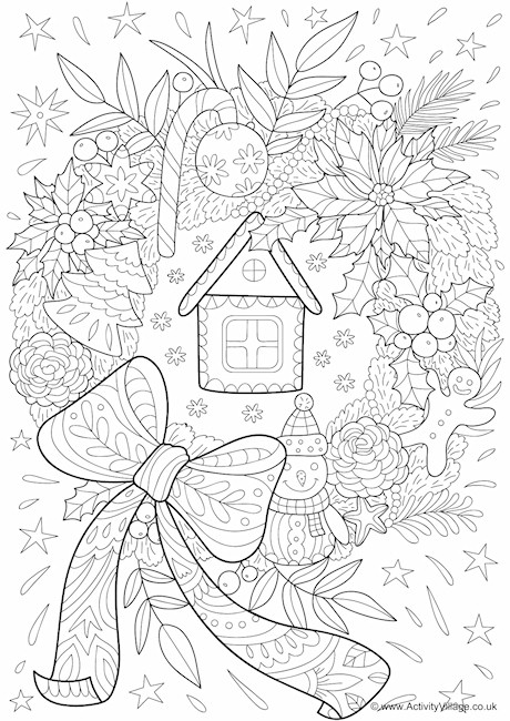 460x650 Christmas Colouring Pages