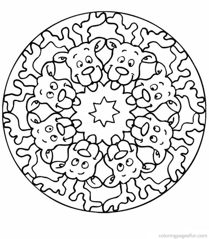 700x800 Mandala Coloring Pages For Relaxation Best Coloring Page Site