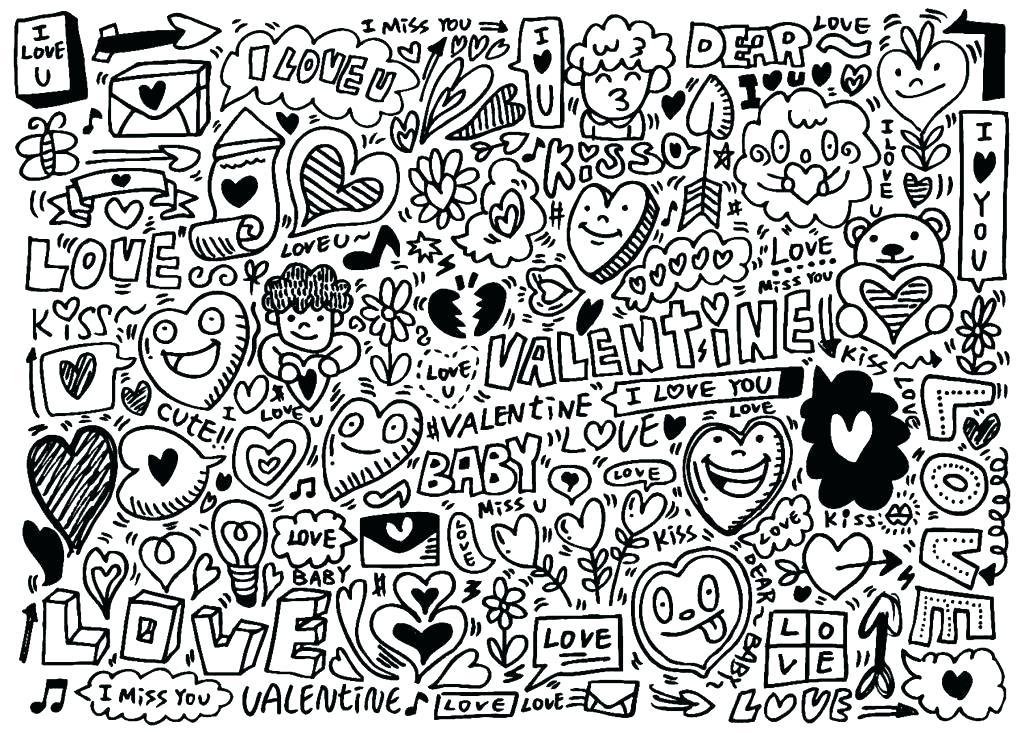 1024x733 Lets Doodle Coloring Pages Doodle Coloring Pages Doodle Color