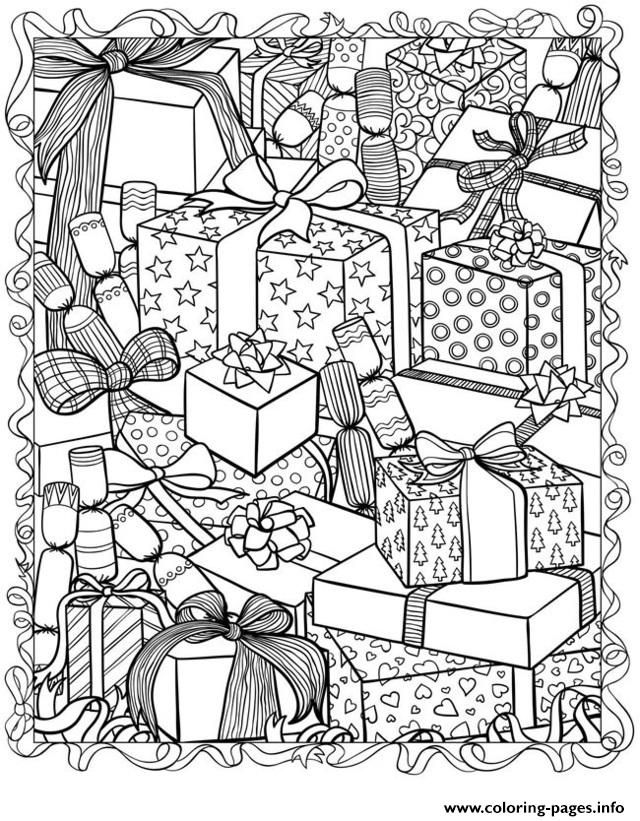 640x821 Print Christmas Adults Coloring Pages Crafts Adult