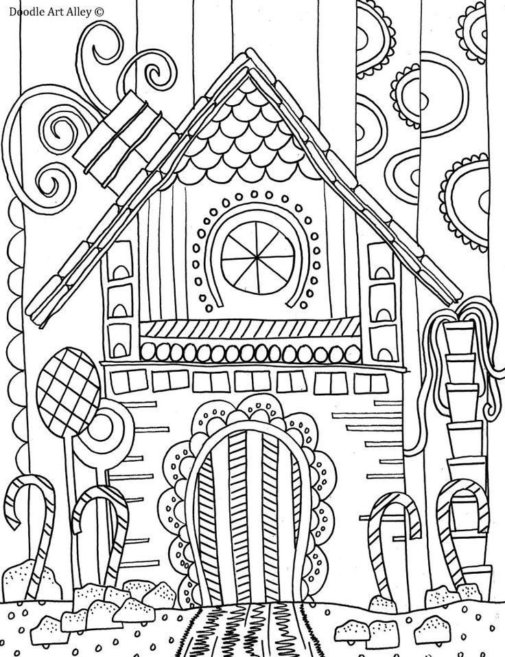 736x956 Christmas Ornament Coloring Pages Gingerbread House Coloring