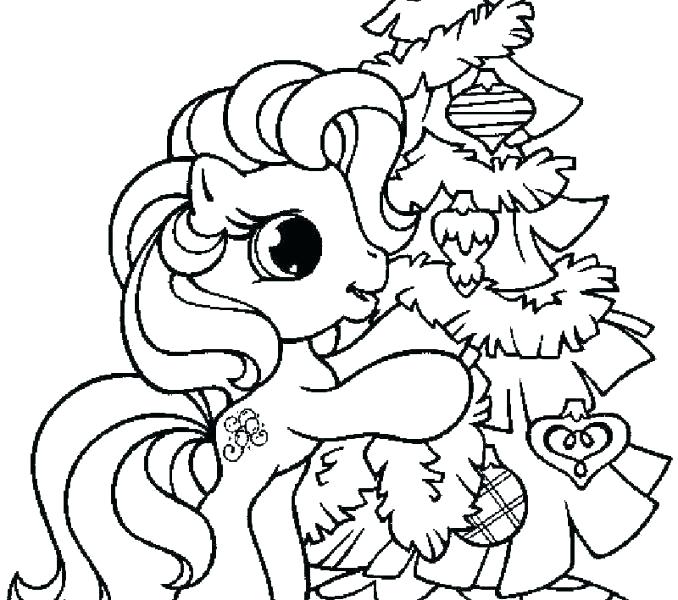 678x600 Simple Christmas Coloring Pages