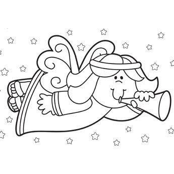 345x345 Christmas Coloring Pages, Free Christmas Coloring Pages For Kids