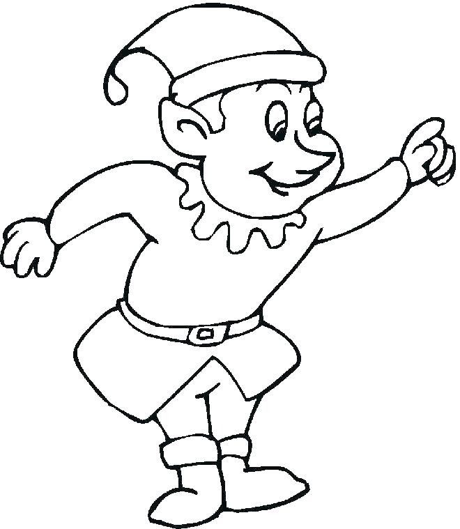 660x759 Elf Coloring Page For Kids Free Printable Picture This Coloring