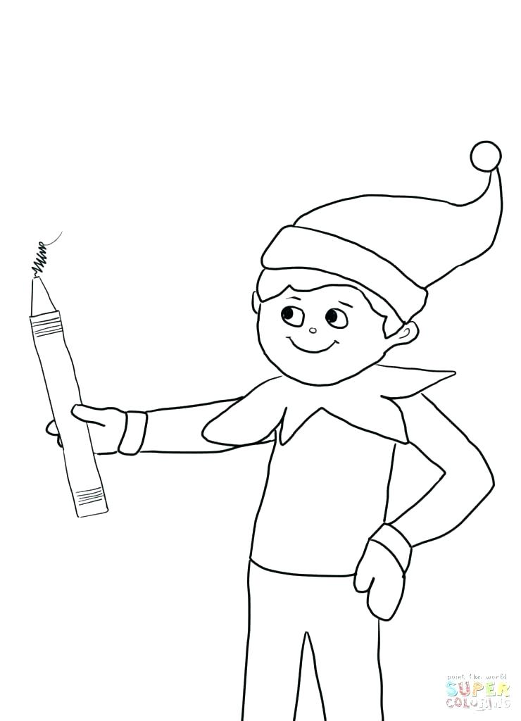 740x1024 Elf On The Shelf Coloring Page Elf On The Shelf Coloring Book Plus