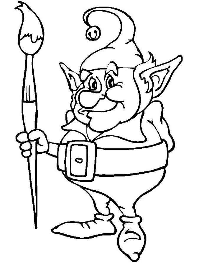 675x900 Download Christmas Elf Print Coloring Pages Free Printable