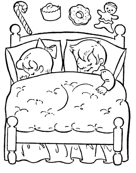 Christmas Eve Coloring Pages