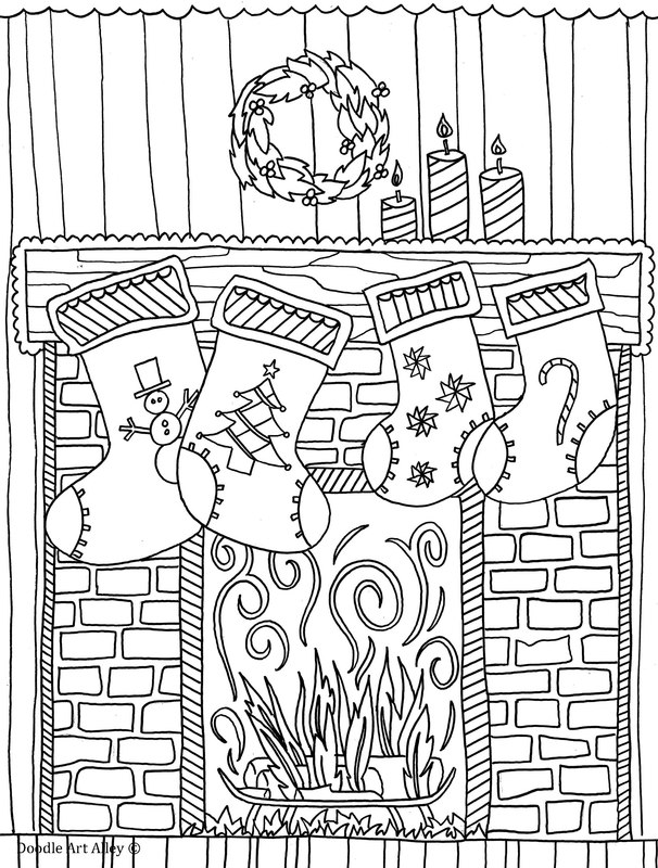 606x800 Christmas Coloring Pages