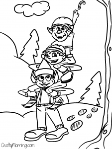 225x300 Free Printable Christmas Coloring Pages For Kids