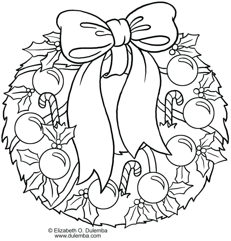 736x768 Christmas Wreath Coloring Pages Advent Wreath Coloring Pages