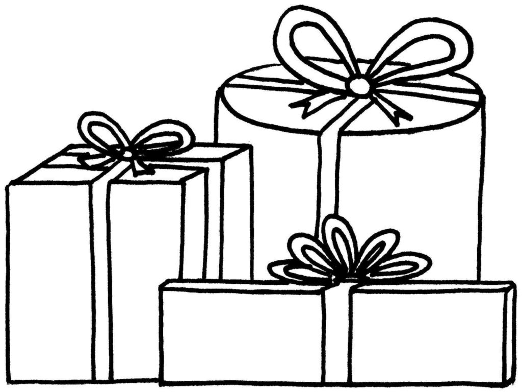 1024x768 Christmas Present Coloring Pages Coloring Pages Kids