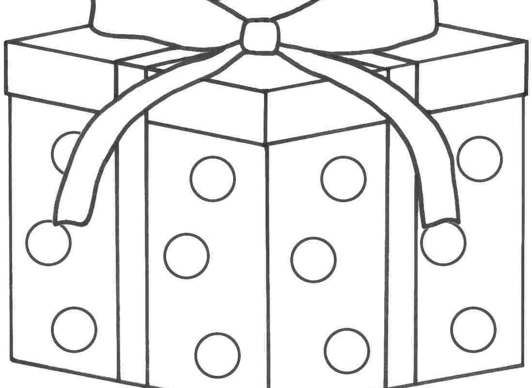 1098x800 Birthday Presents Coloring Page Awesome Cake Present Colouring