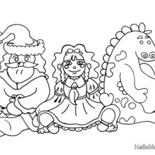 220x220 Christmas Gift Coloring Pages