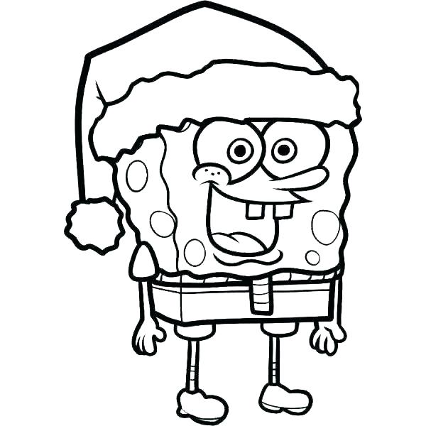 600x600 Santa Hat Coloring Pages Hat Coloring Page Hat Coloring Page