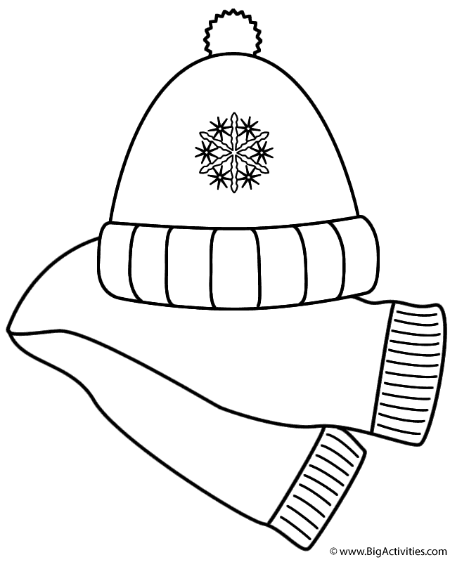 640x800 Scarf And Winter Hat