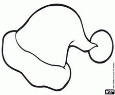 236x196 Coloring Page Of Smiling Face Of Santa Claus Clipart(Clip Art