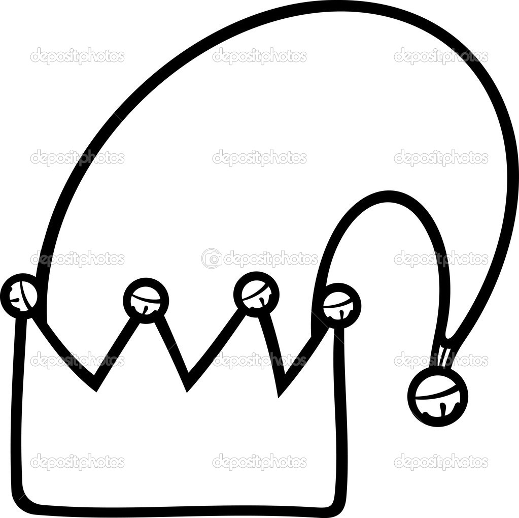 1023x1020 Elf Hat Coloring Page