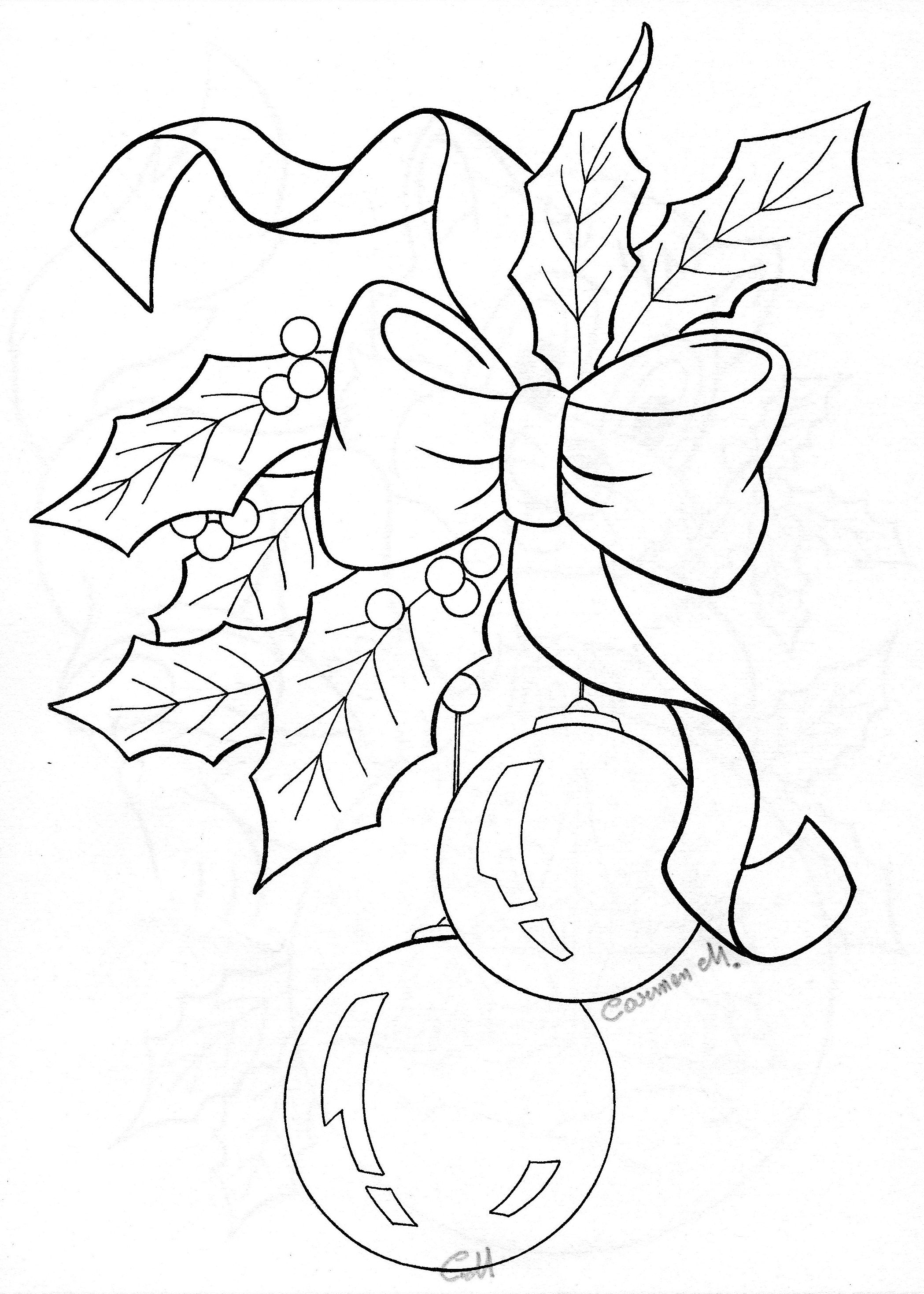 2098x2936 Awesomengel Christmas Coloring Pagesngel Christmas Bauble 4