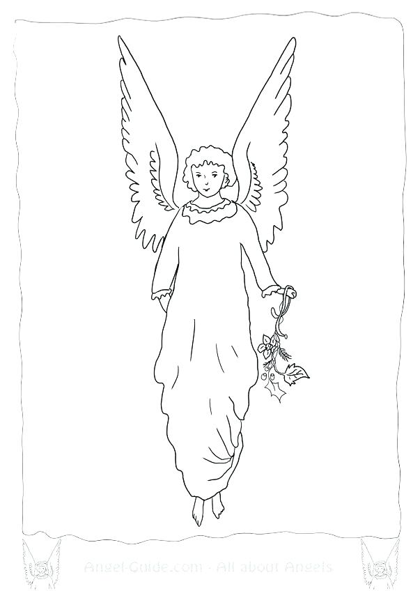 603x848 Christmas Angel Coloring Pages Angel Coloring Sheet Baby Pages