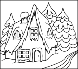 256x226 Christmas House
