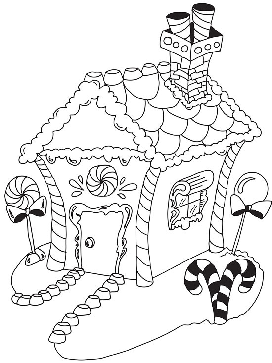 550x733 Printable Christmas Coloring Pages