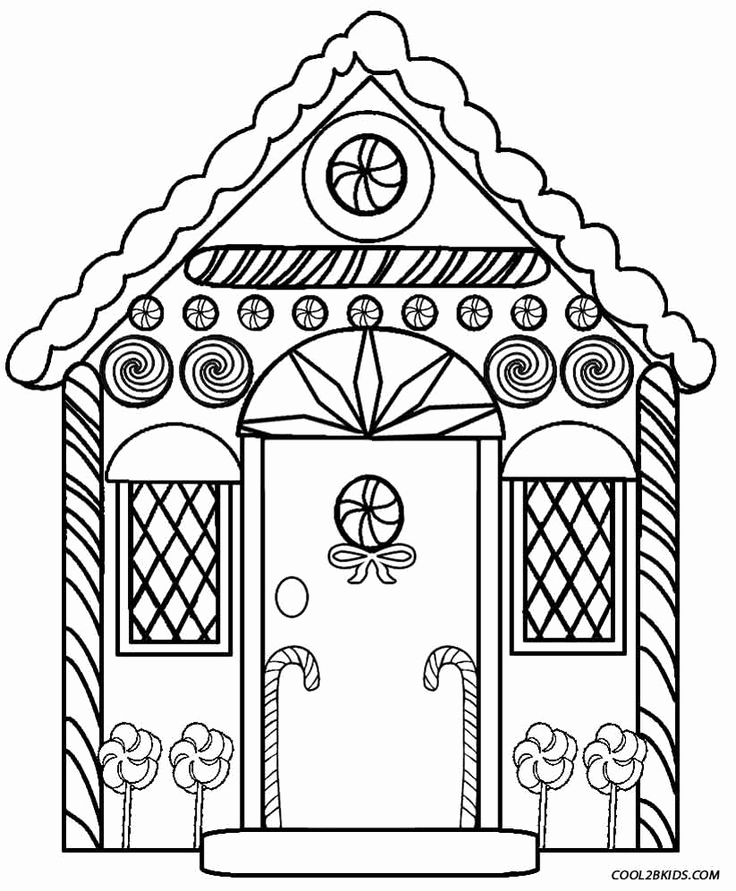 736x891 Christmas Colour In House Christmas Coloring Pages Stick House