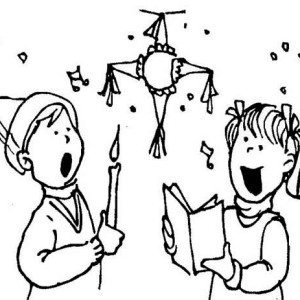 300x300 Mexican Christmas Coloring Pages