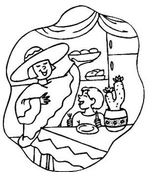 300x344 Days 2012 Christmas In Mexico Coloring Pages
