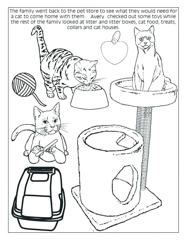 618x796 Christmas Cat Coloring Pages Plus Dogs And Cats Coloring Pages