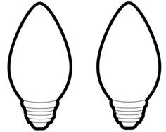 236x188 Christmas Light Bulb Coloring Page
