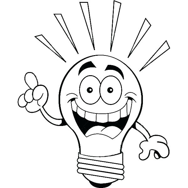 600x600 Light Bulb Coloring Page Light Coloring Page I Have An Idea Light