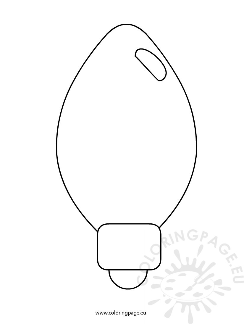 825x1095 Christmas Lights Coloring Pages Printable Printable Coloring