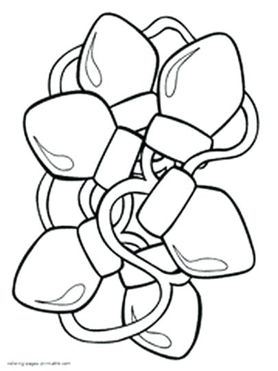 405x540 Christmas Lights Coloring Page Light Coloring Page Part 7 Free