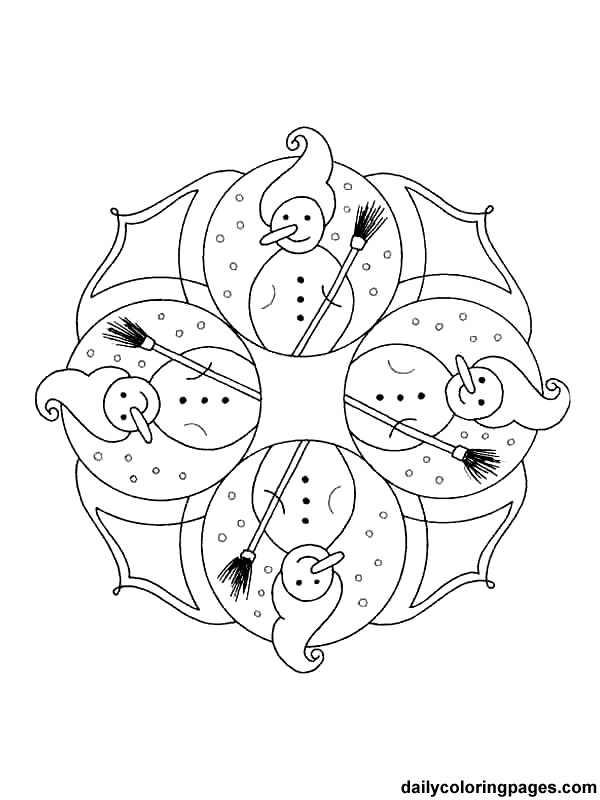 600x800 Christmas Mandalas To Color Best Of 83 Best Coloring Christmas