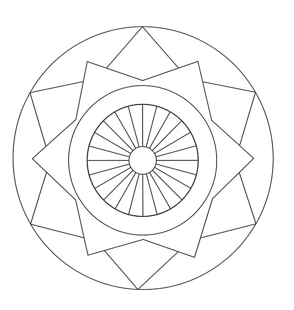600x632 Free Printable Christmas Mandala Coloring Pages Printable Coloring