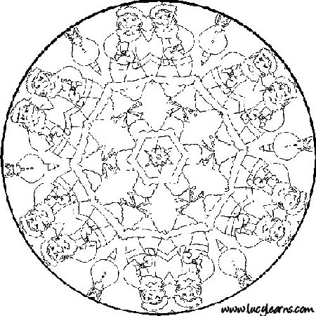450x450 Printable Thanksgiving Mandalas Free Printable Mandala Coloring
