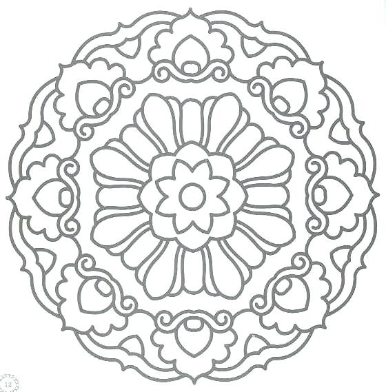 560x569 Adult Coloring Pages Mandala Christmas Mandala Printables Mandala