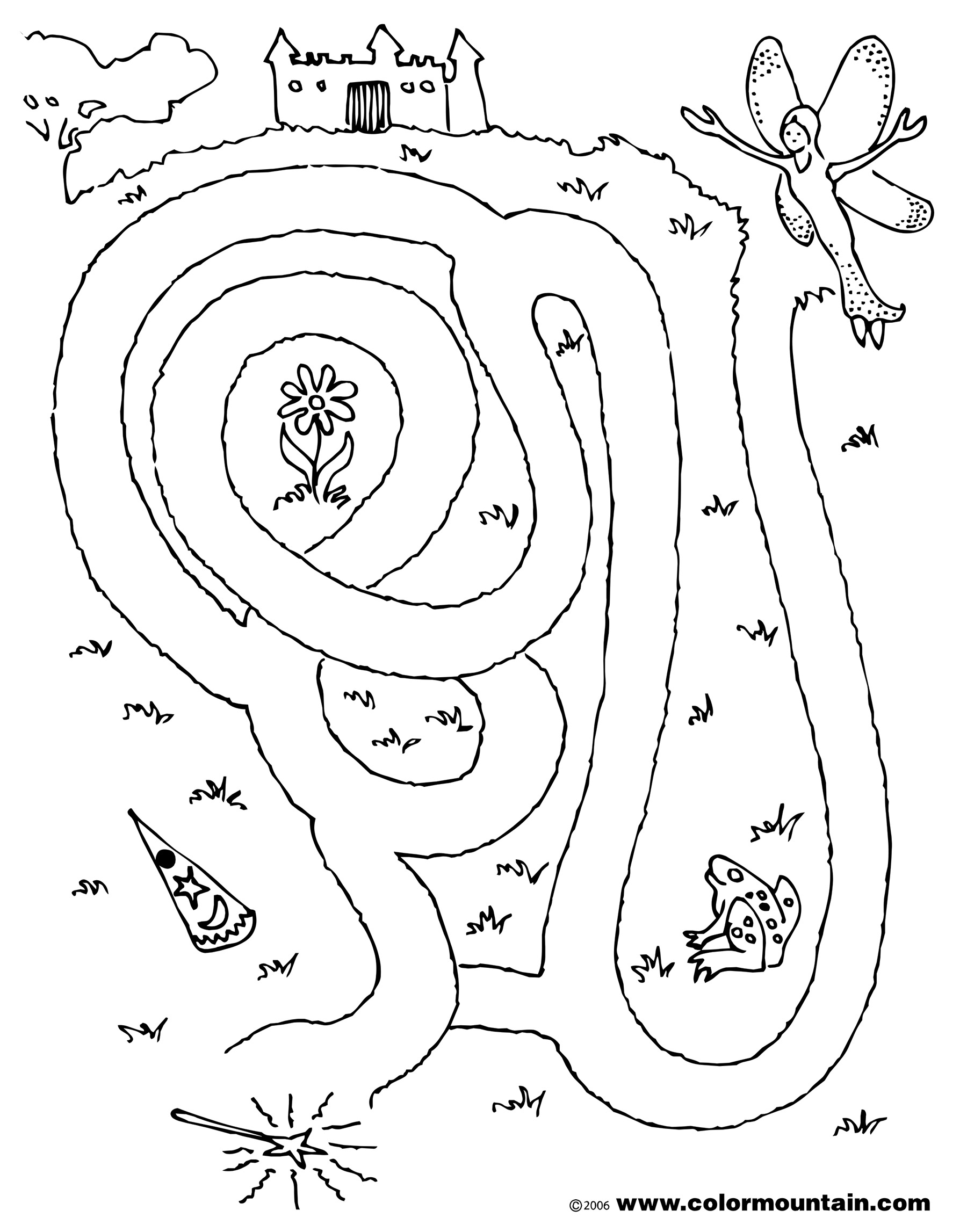 1800x2294 Christmas Activity Maze Coloring Page Create A Printout Or For 8