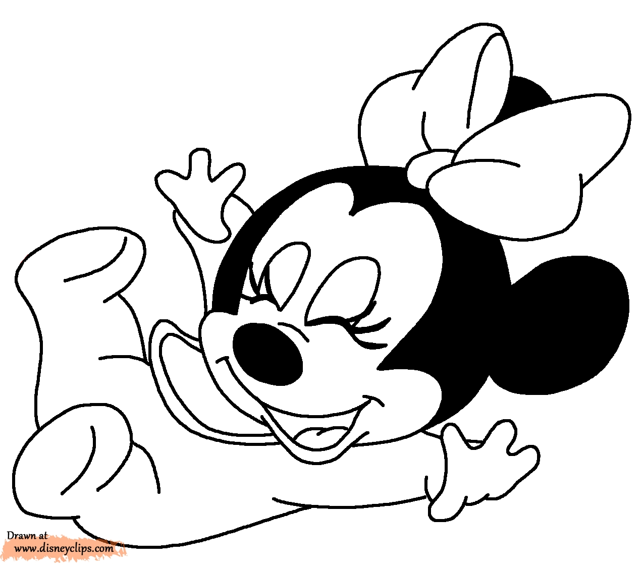 1276x1134 Baby Minnie Mouse Coloring Pages