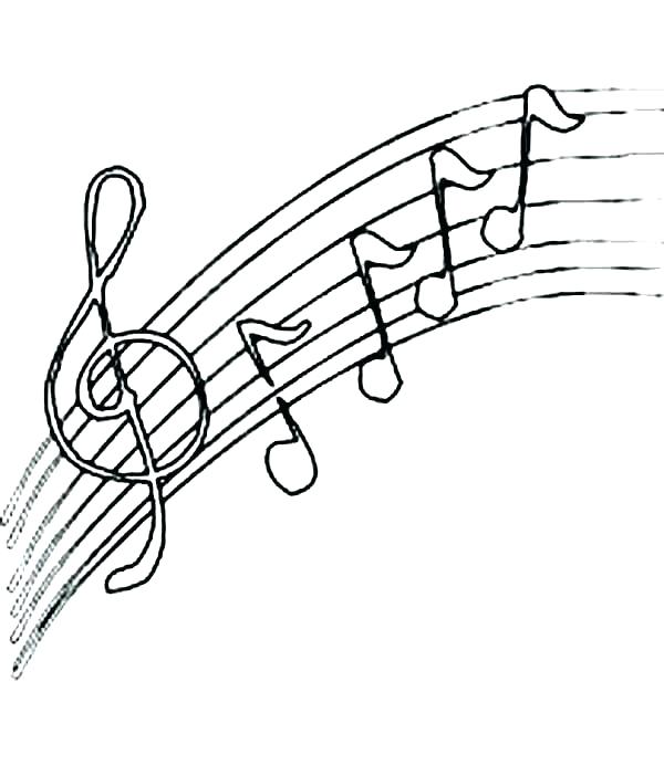 600x692 Music Coloring Page Music Notes Coloring Music Notes Coloring