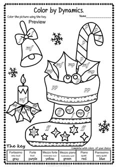236x334 Simple And Fun Christmas Music Coloring Activity For Kids. This