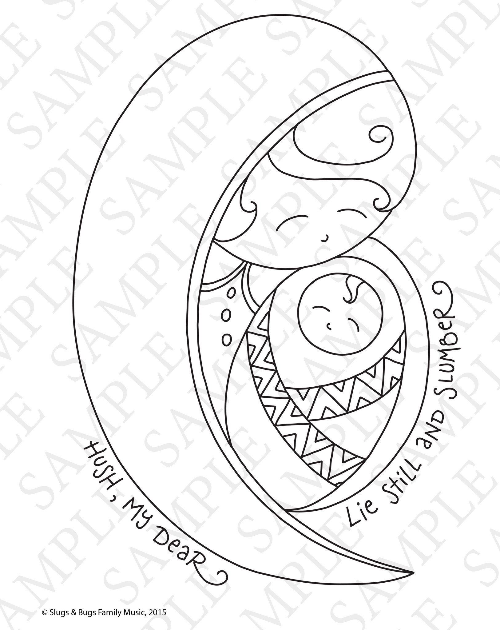 1626x2048 Slugs Amp Bugs Christmas Coloring Pages The Rabbit Room Store