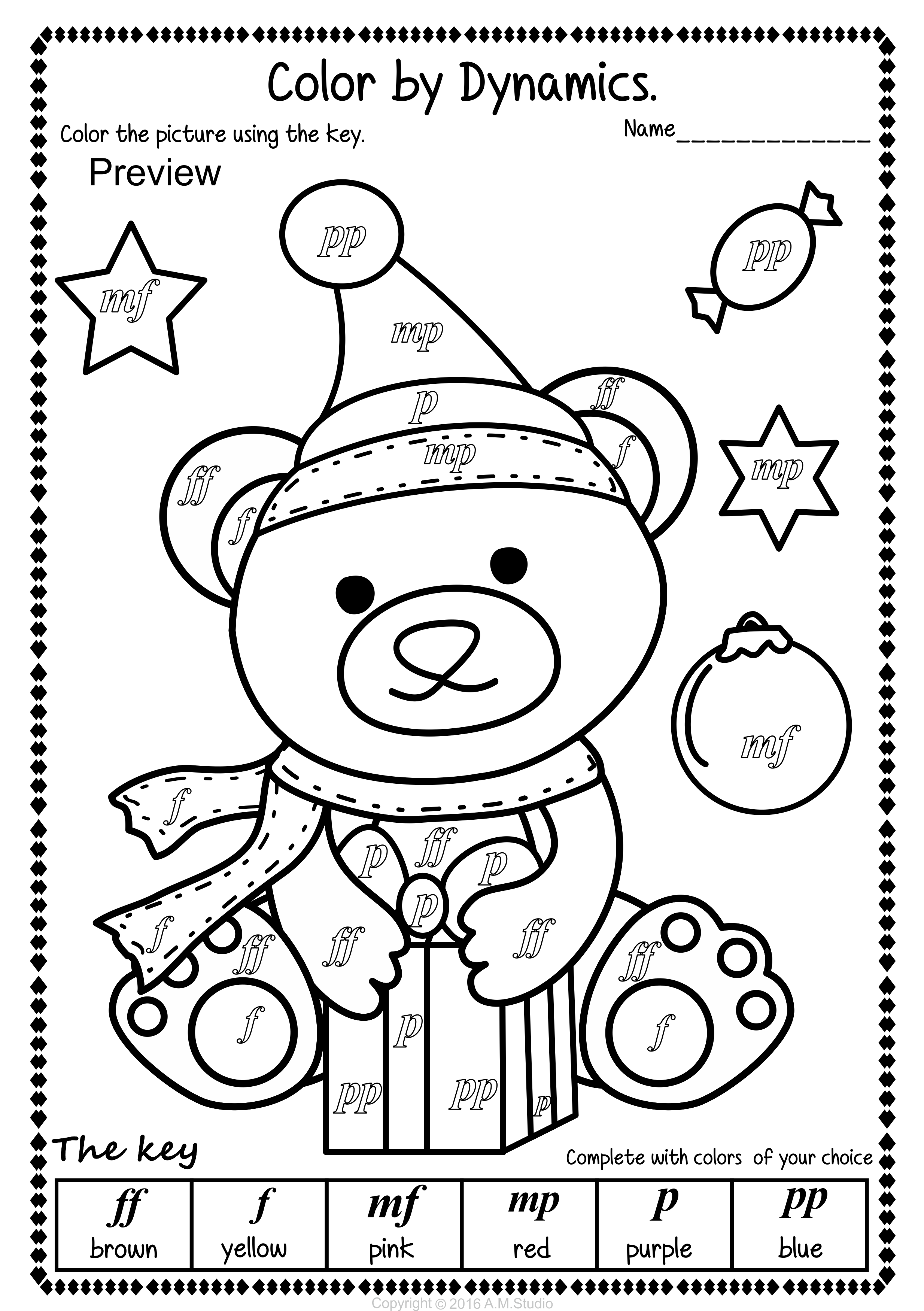 2468x3501 Christmas Color By Music Pack Christmas Music, Activities