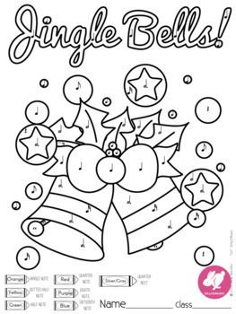 263x350 Christmas Color By Note Music Coloring Pages Christmas Colors