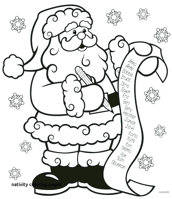 600x695 Christmas Nativity Coloring Sheets