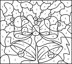 236x208 Color By Number Christmas Coloring Sheets