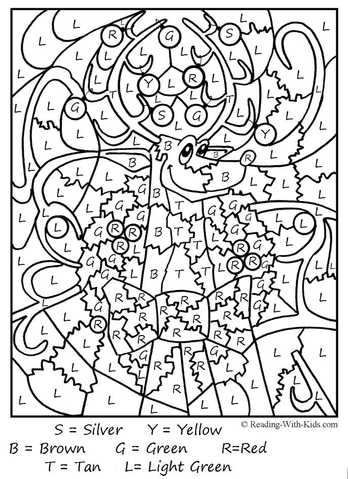 687x945 Color By Number Christmas Printables Color By Numbers Coloring