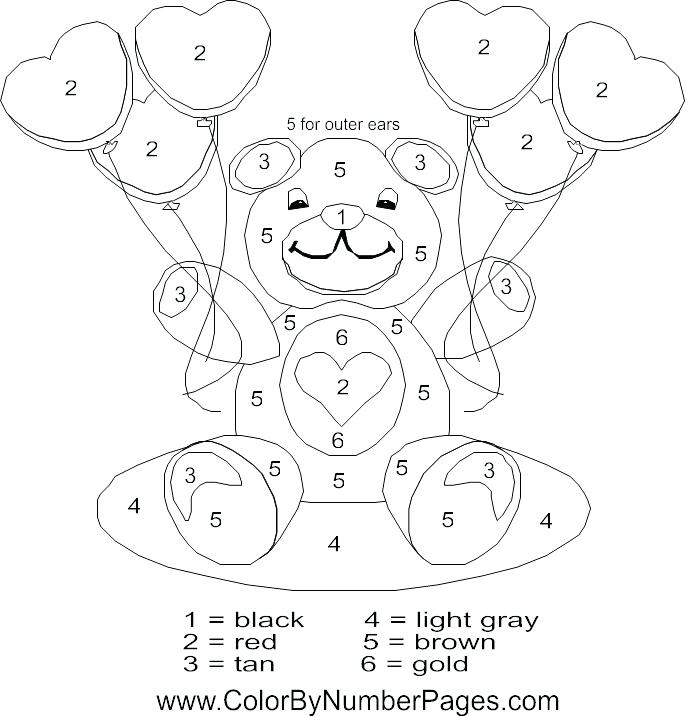688x716 Valentines Color By Number Christmas Number Coloring Pages Love