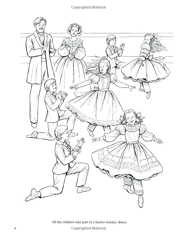 600x800 Nutcracker Suite Coloring Pages